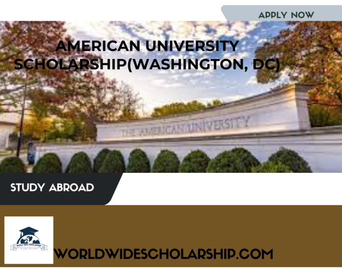 The American University GL Scholarship 2024/25